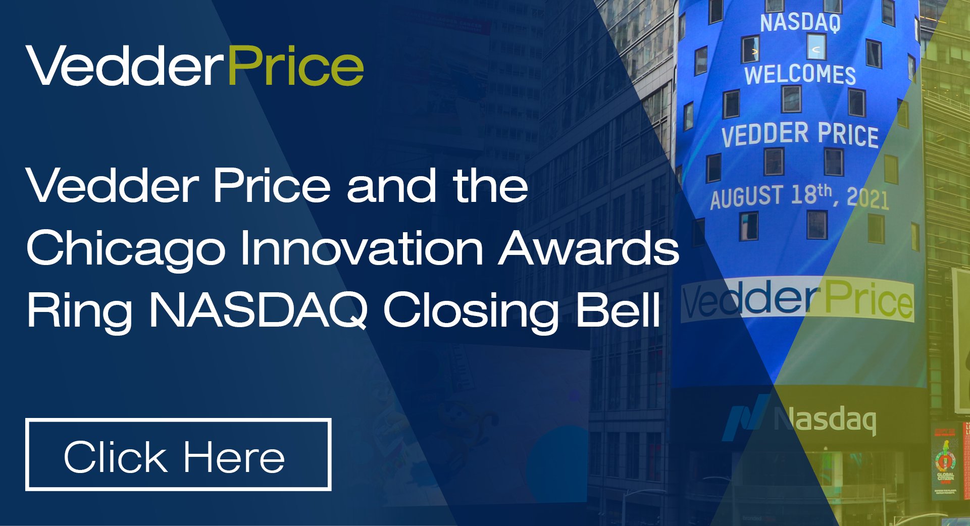 Vedder Price and the Chicago Innovation Awards Ring NASDAQ Closing Bell