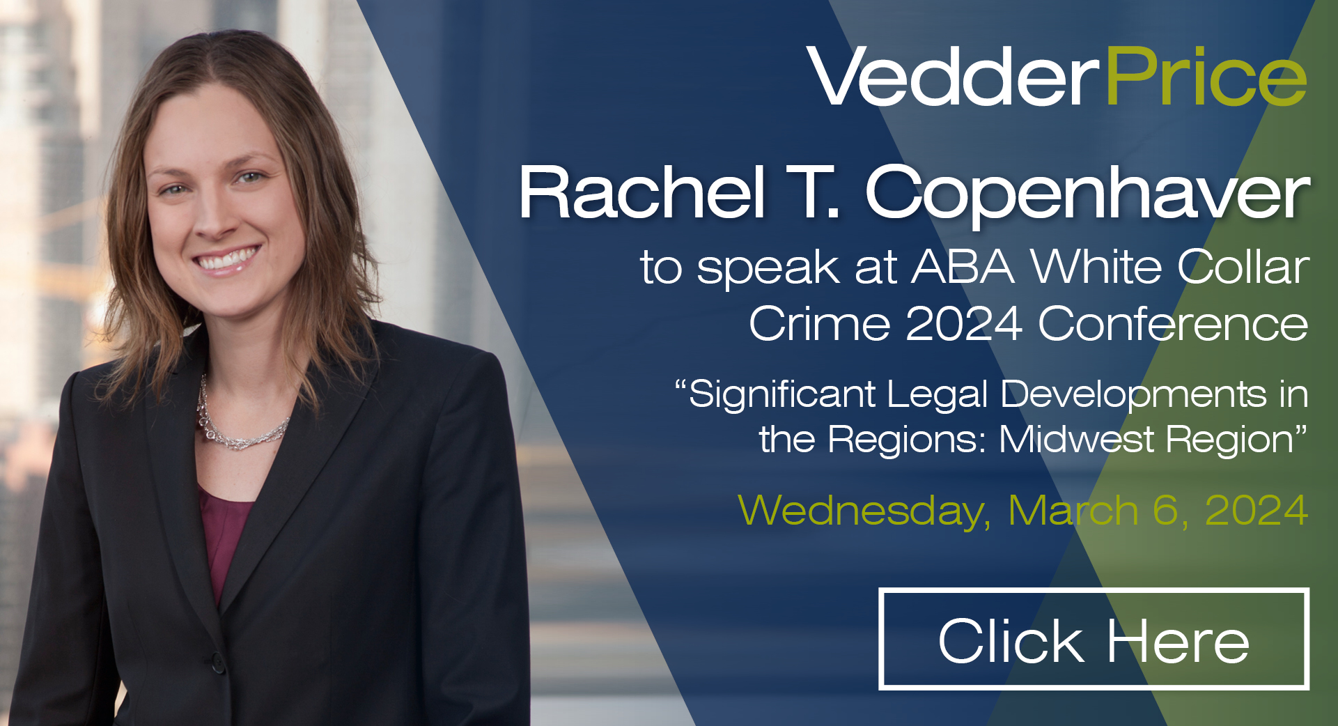 Rachel T. Copenhaver to speak at ABA White Collar Crime 2024 Conference