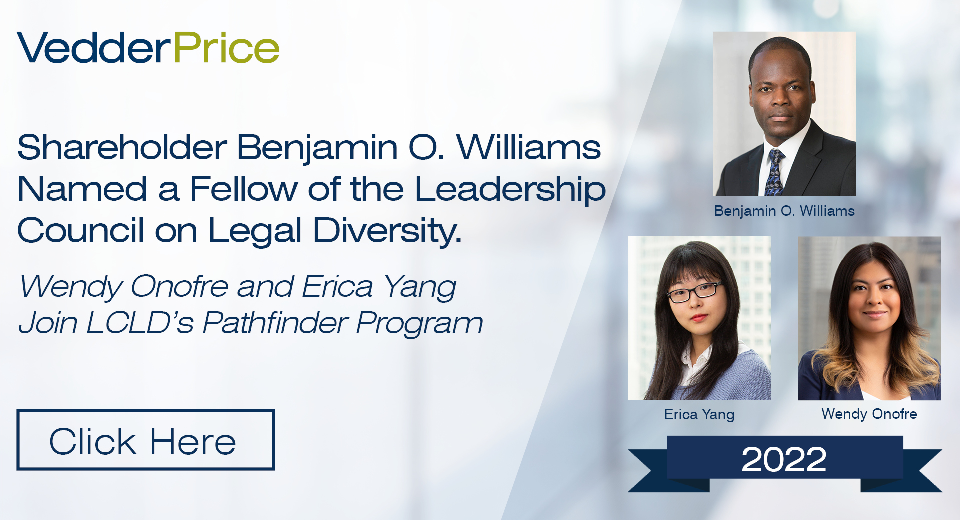 Shareholder Benjamin O. Williams Named a Fellow of the Leadership ...