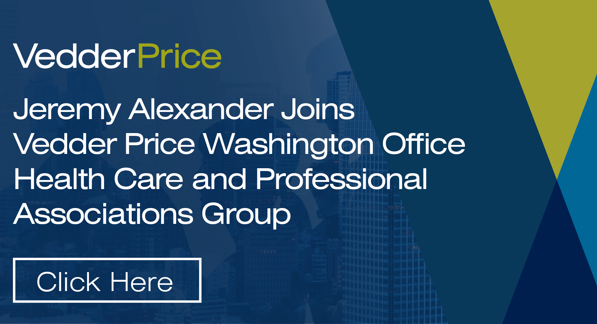 Jeremy Alexander Joins Vedder Price Washington Office Health Care