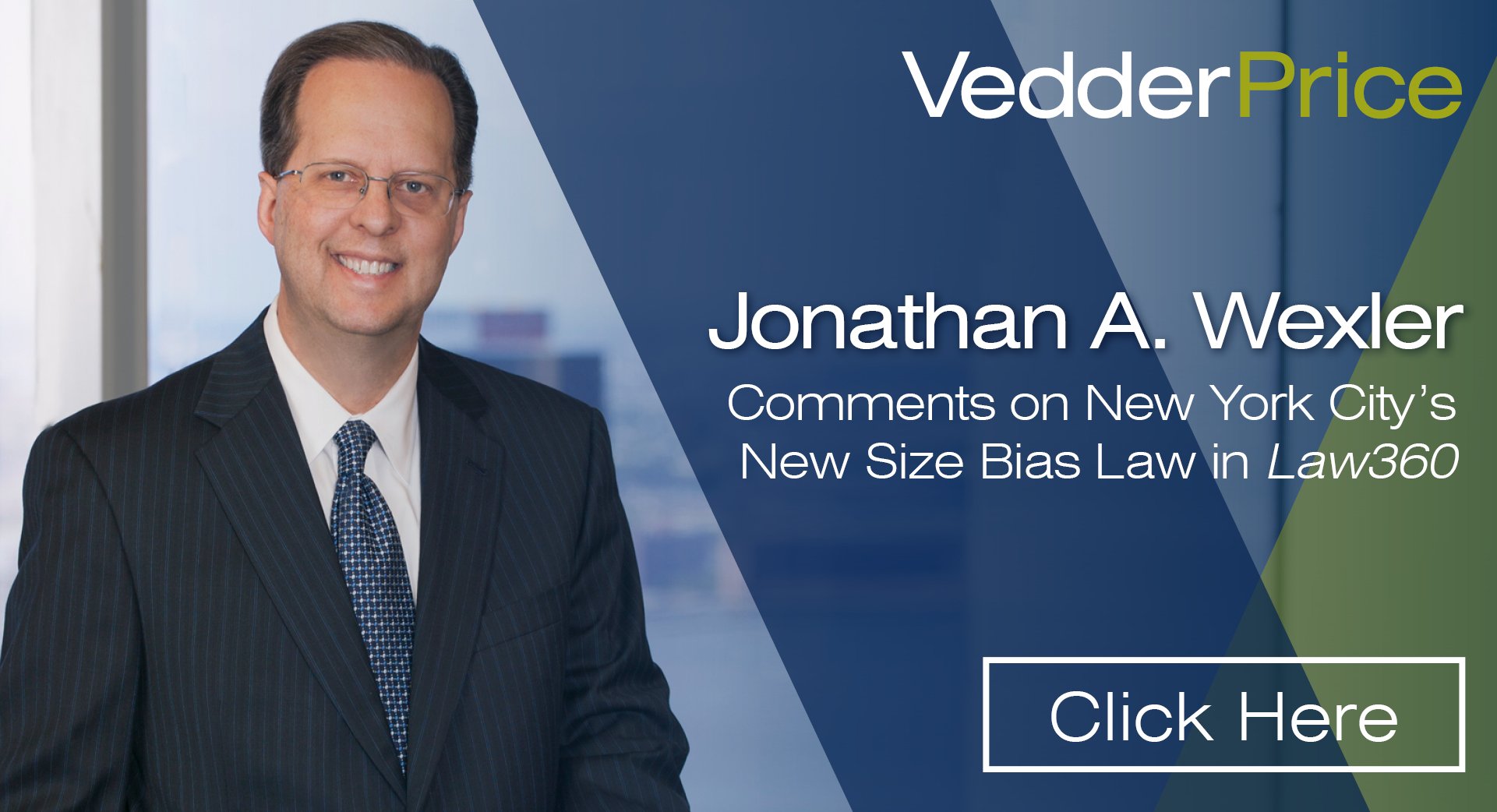 Jonathan Wexler Comments On New York City's New Size Bias Law In Law360 ...