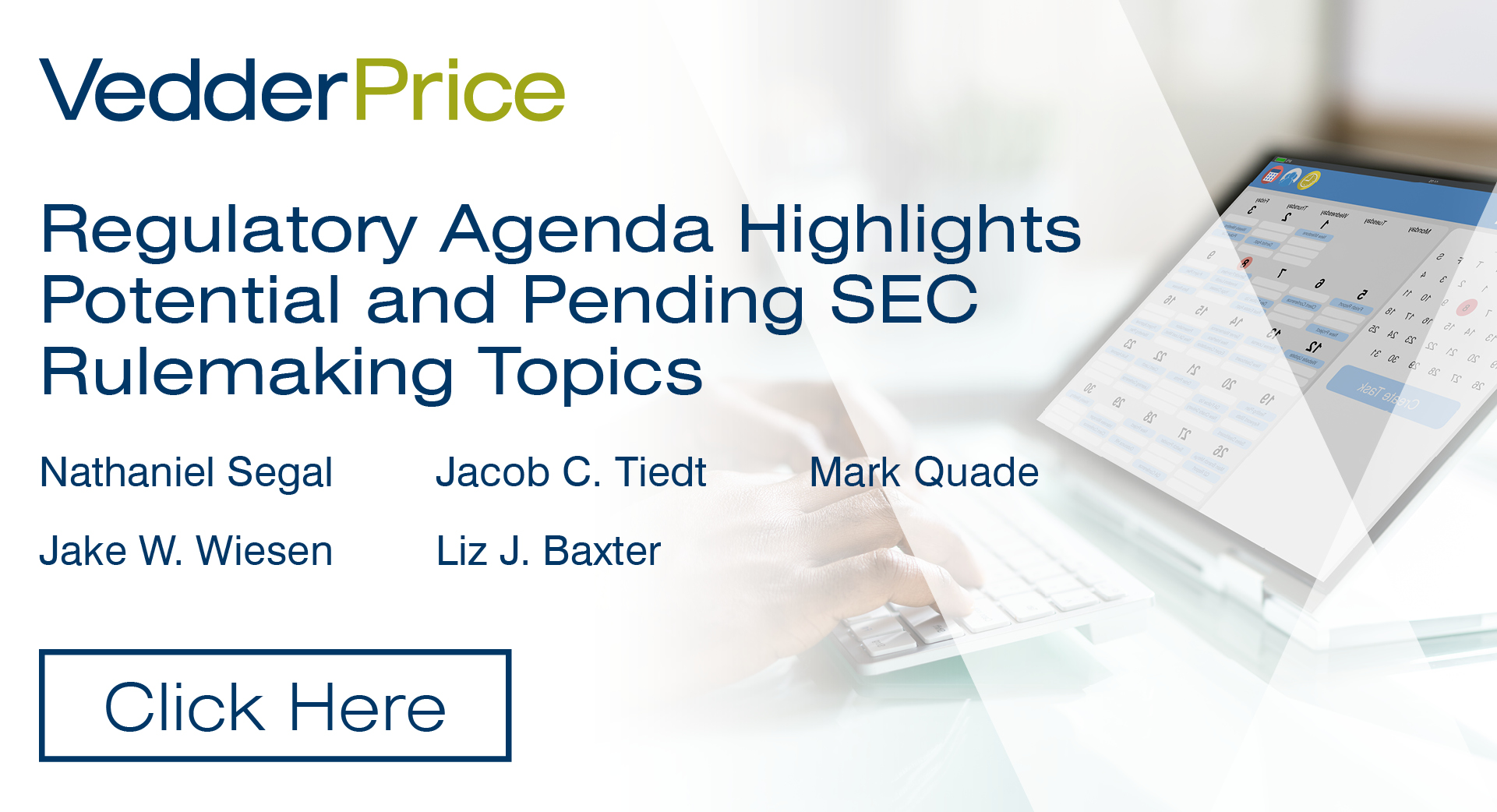 Regulatory Agenda Highlights Potential and Pending SEC Rulemaking