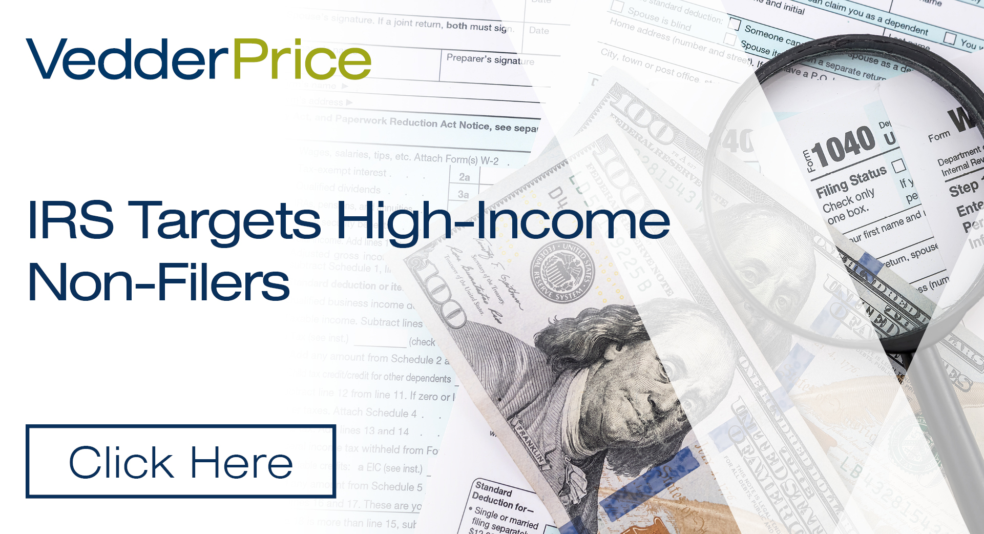 IRS Targets High-Income Non-FilersVedder Price